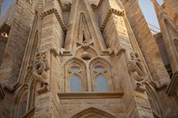 Détail de l'abside de la Sagrada Familia - Barcelone, Espagne