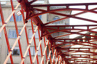 Dettaglio del ponte Eiffel di Girona - Girona, Spagna