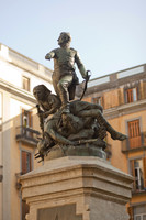 Estatua de los Defensores de Gerona - Girona, España
