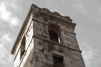 Bell tower of the Church of Sant Lluc - Girona, Spain