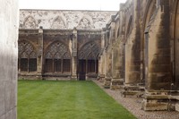 Cortile del chiostro dell'abbazia - Londra, Inghilterra