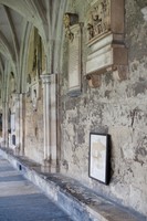 Pared del claustro norte de la abadía de Westminster - Londres, Inglaterra