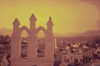 A bird view of the roofs of Girona - Girona, Spain