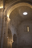 Arch du bras sud du transept du monastère - Gérone, Espagne