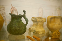 Pitchers and utensils from the Roman Girona - Girona, Spain