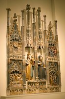 Altarpiece of the Virgin and Saint Anthony the Abbot - Barcelona, Spain