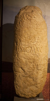 Roman milestone from the year 238 - Girona, Spain