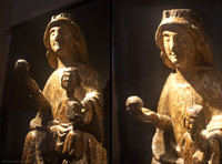 Polychrome wooden sculpture from the 13th-14th century - Girona, Spain