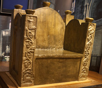 Charlemagne's throne - Girona, Spain