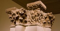 Capitals from the Camarasa pillar, photo 2 - Girona, Spain