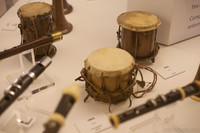 Tambourines dans le Musée d'Histoire de la Ville - Gérone, Espagne