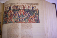 Facsimile of the first translation into Spanish of the Hebrew Bible from 1430 - Girona, Spain