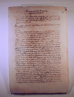 Document of the expulsion of the Jews from Girona - Girona, Spain