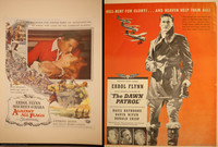 Movie posters featuring Errol Flynn and Maureen O'Hara - Girona, Spain