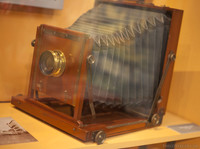 Travel photography camera from 1900 - Girona, Spain