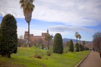 Chemin sud-ouest du parc de la Ciutadella - Barcelone, Espagne