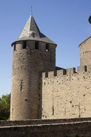 Torre e ponte del castello del Conte - Carcassonne, Francia