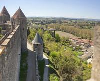Les murailles de la Cité de Carcassonne - Carcassonne, France