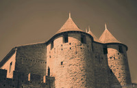 Detalle de la fachada del Castillo Condal - Thumbnail