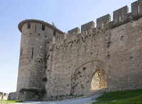 Gallo-Roman tower de la Marquière next to the Rodez Gate - Carcassonne, France