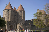 La Puerta Narbonesa o de Narbona - Carcasona, Francia