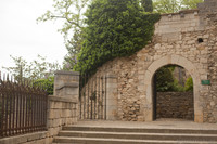 Entrata ai giardini della Francesa - Girona, Spagna