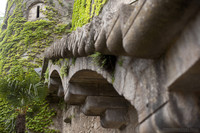 Staircase of the Carolingian wall of Girona - Girona, Spain