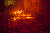 Exposición artística de luces y flores en el sótano de la catedral de Girona Exposición artística de luces y flores en el sótano de la catedral de Girona - Thumbnail