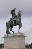 Equestrian statue of Louis XIV, King of France and Navarre - Versailles, France