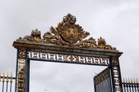 Détail de la grille d'Honneur - Versailles, France