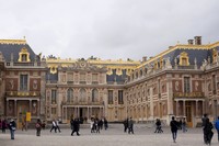 Il Palazzo di Versailles visto dal Cortile Reale - Versailles, Francia