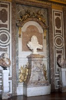 Busto di Luigi XIV, re di Francia nel Salone di Diana - Versailles, Francia