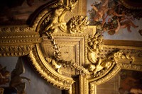 Détail du plafond du salon de Mercure - Versailles, France