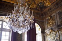 Chandelier of the War Room - Versailles, France