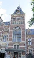 Central north-west tower of the Rijksmuseum - Amsterdam, Netherlands