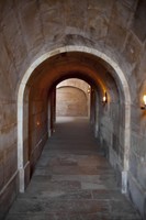 Petit Trianon stone corridor - Versailles, France