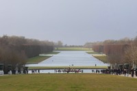 El Gran Canal en el parque de Versalles - Versalles, Francia