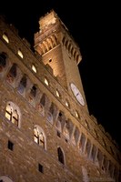 Palazzo Vecchio by night - Florence, Italy