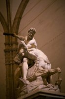 Sculpture d'Hercule et le centaure Nessus - Florence, Italie