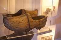 Clogs for walking on ice used by fishermen - Zaandam, Netherlands