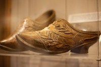 Clogs sculpted with plant motifs - Zaandam, Netherlands