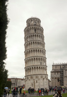 The Tower of Pisa as seen from the northwest - Pisa, Italy