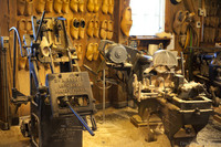 Machinery used to manufacture clogs - Zaandam, Netherlands