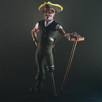 3D Character | John Silver - Original Design - Thumbnail