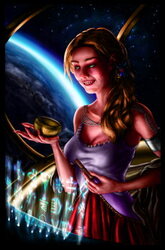 Cosmic Souvenir Digital Painting | Krita