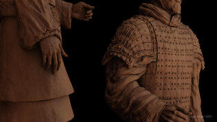 Terracotta Warrior in 3D Digital Sculpture | Blender